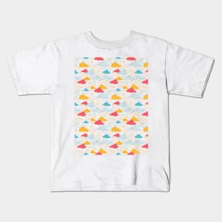 Colorful Retro Starry Sky Art Pattern Kids T-Shirt